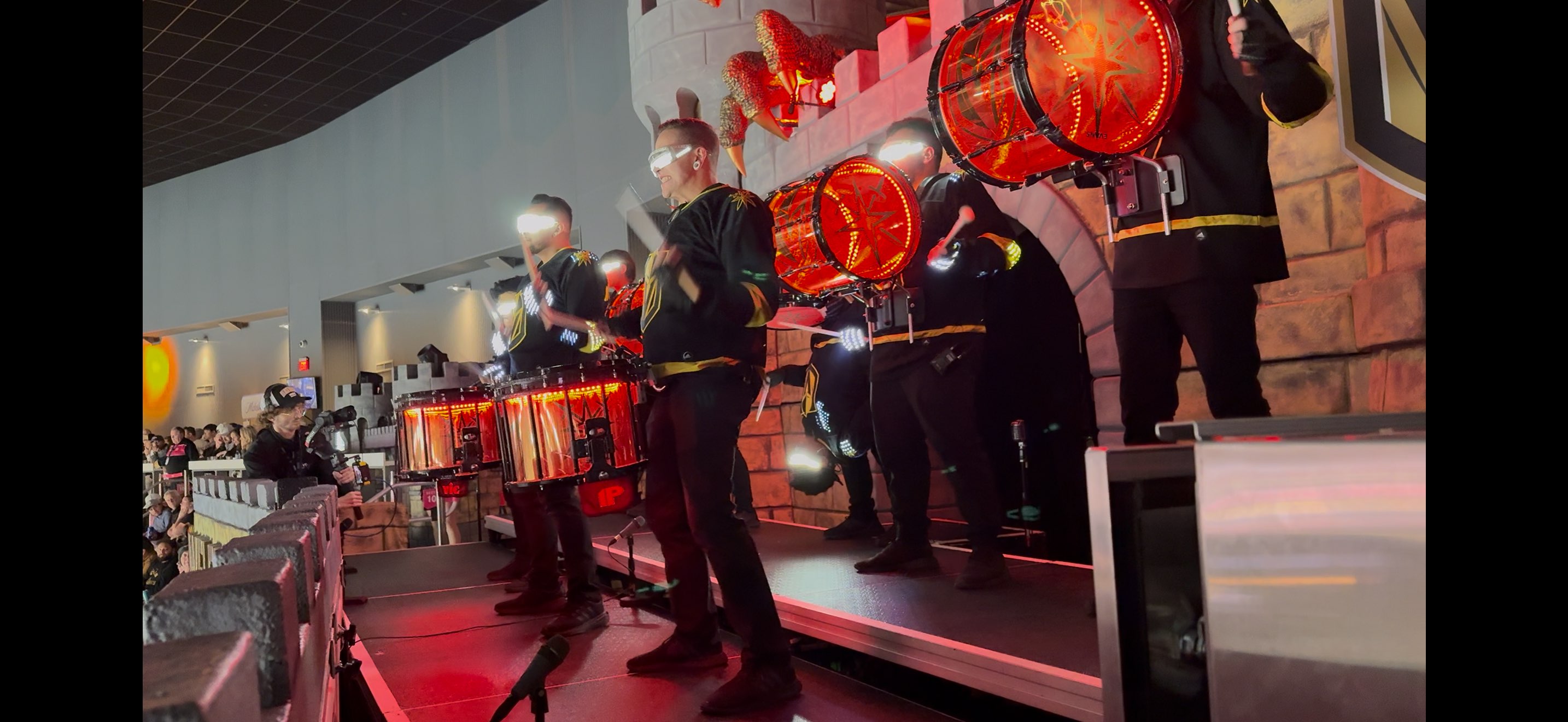 Drumbots LED Drumline Las Vegas