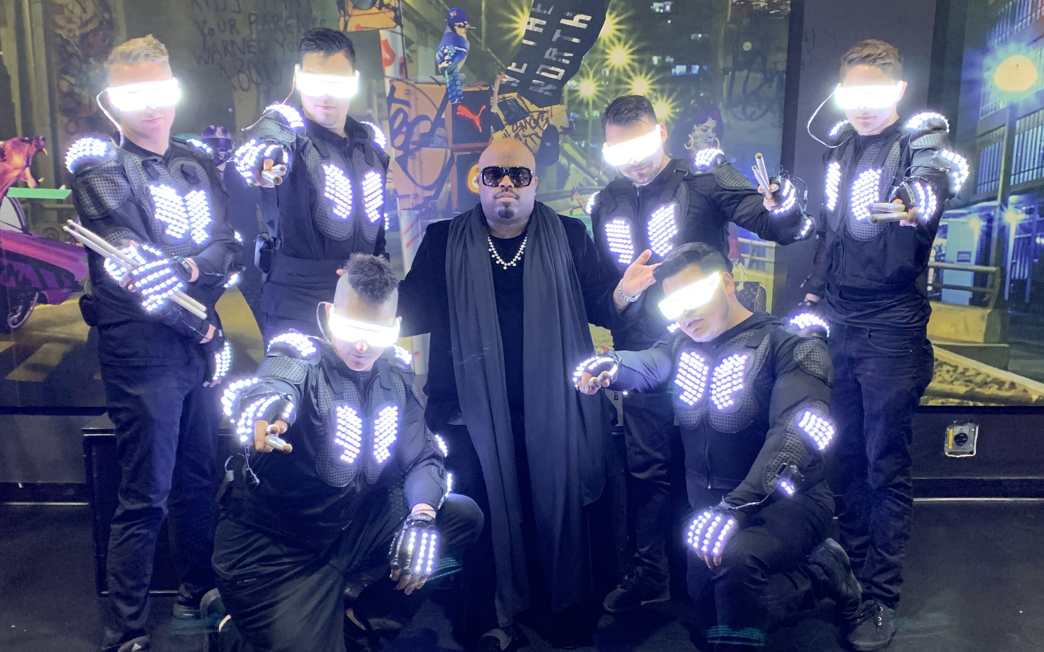 Drumbots with CeeLo Green
