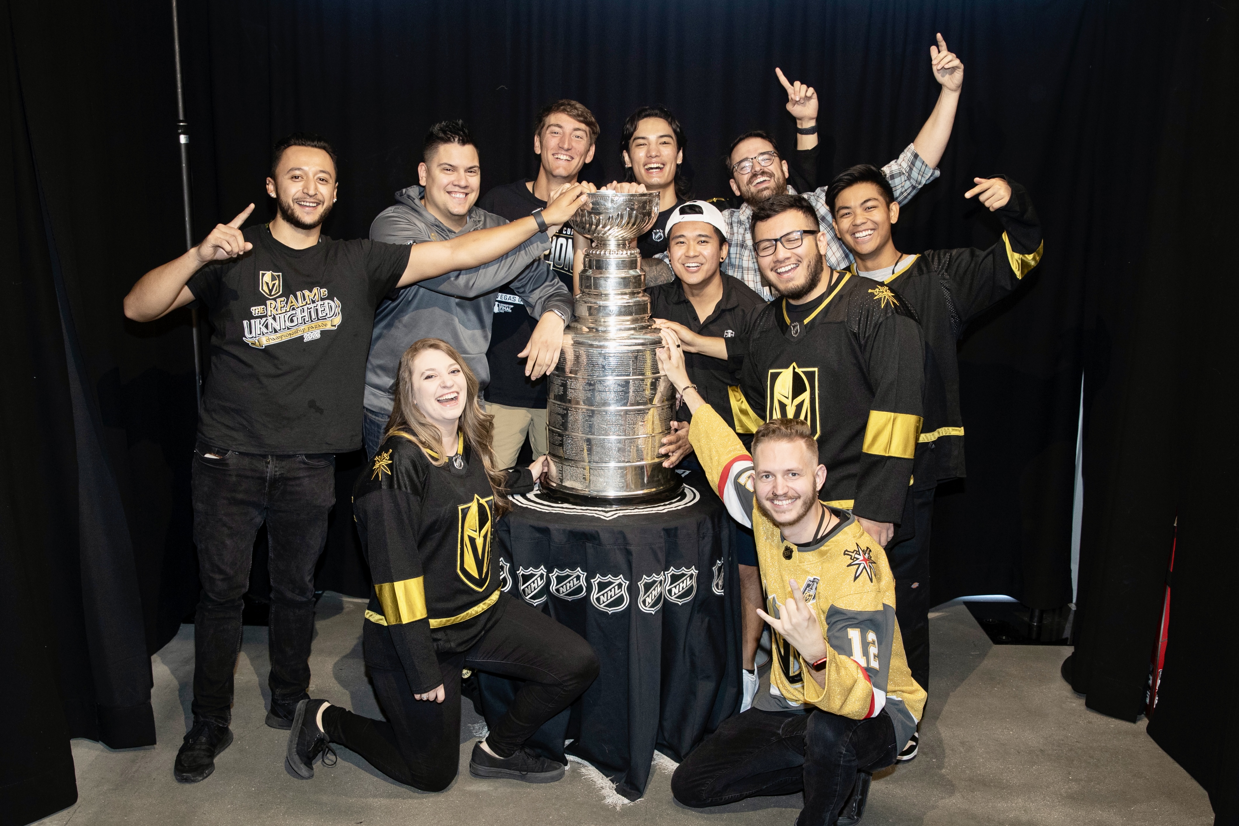 Drumbots with Stanley Cup